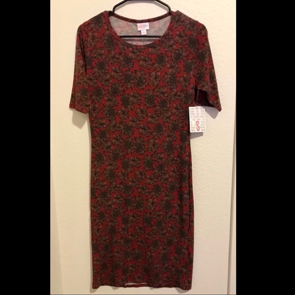 LuLaRoe Julia Dress- Small